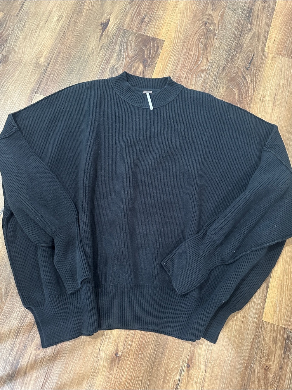 Free people easy street tunic size M in black.
